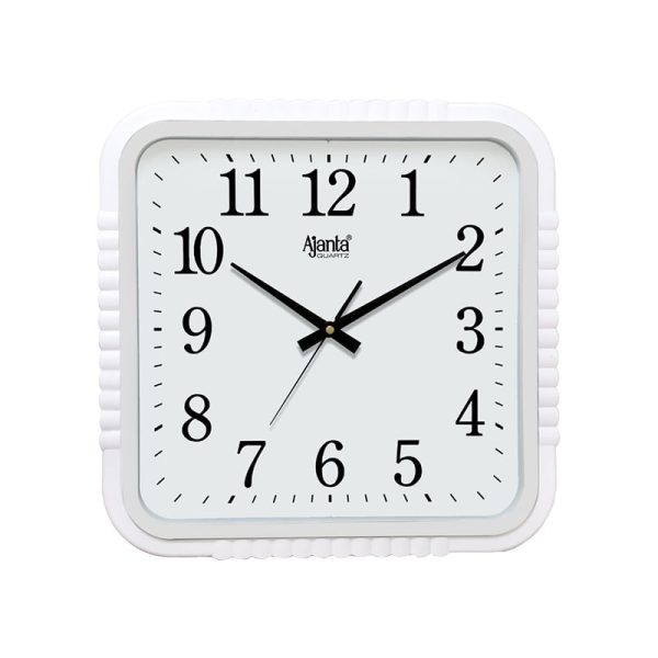 1 wall clock fancy clock 2947 white