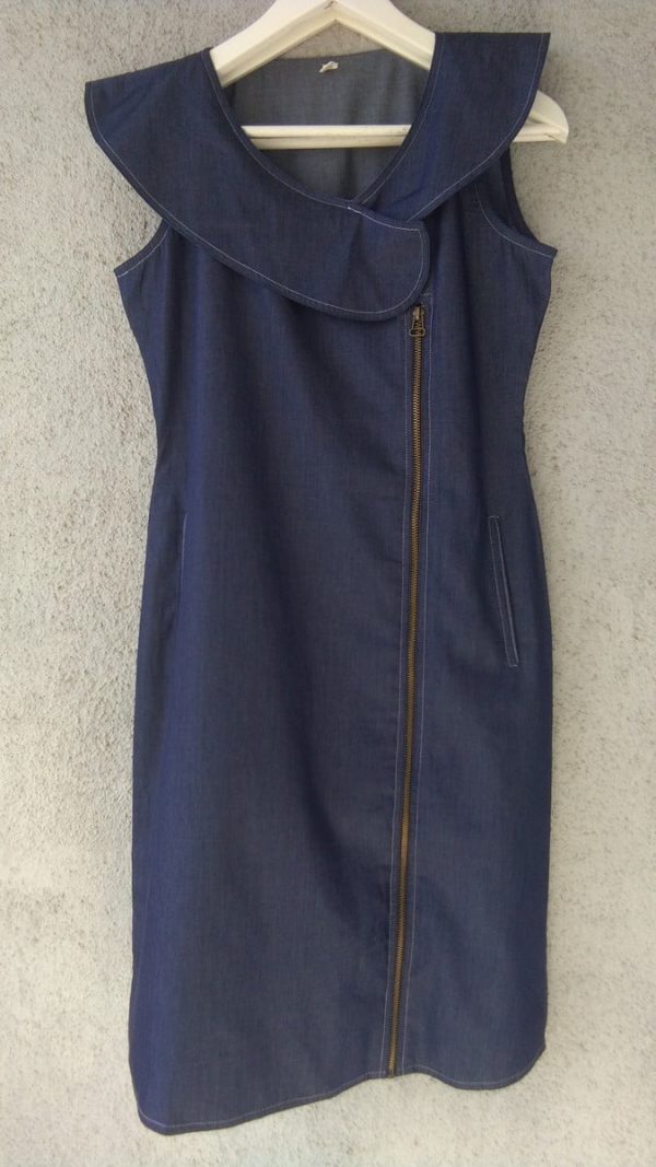 Organic Cotton Denim Short Dress