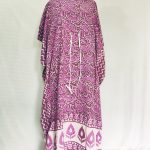 pure cotton kaftan, purple