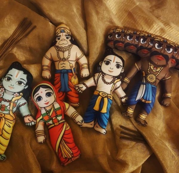 Ramayana set dolls, Ganesha Doll, Baby Ganesha Doll, Indian Soft Toy, Indian Dolls, Hindu Dolls