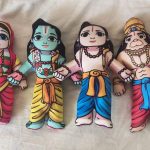 Ram Sita Dolls, Lakshman and Hanumaan Dolls, Shiva Dolls, Shiva Parvati Nandi Dolls, Indian Soft Toy, Indian Dolls, Hindu Dolls, Hindu Mythology dolls