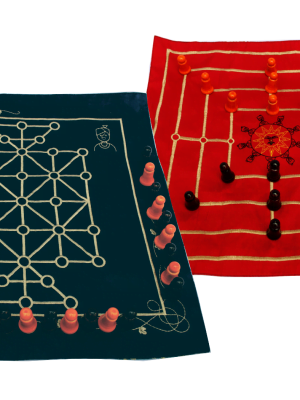 navakankari, sholo guti, board game