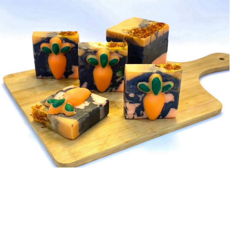 CARROT AND ORANGE SOAP