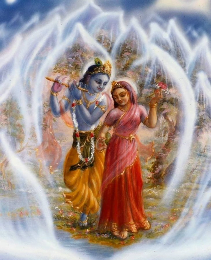 shri Krishna and Radha