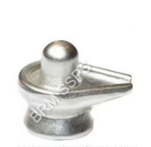Pure Parad AAA Quality Silver Mercury Shivling, Small Thumb Size, Shivlingam  para for Temple,  (20-25 Gram)