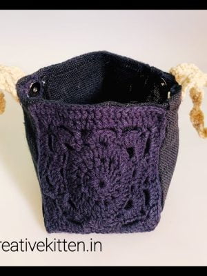 Hand crocheted handbags