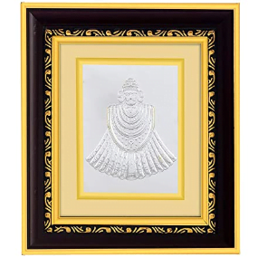 Silver Plated Gods Photo frames Hindu God and Goddesses Spiritual Religiou