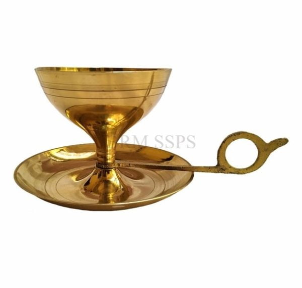 BRASS DOOPDAN STAND9.5INCHS