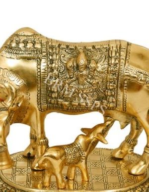 Cow With Calf Antique Finish