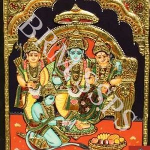 Ramar Pattabishekam 5In1 Tanjore Painting