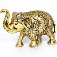 3"X4" INCH BRASS CARVING ELEPHANT