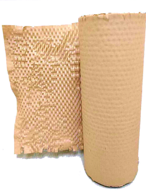 Ecosattv GreenWrap Eco-Friendly Expandable Paper Wrap - Replacement for Bubble Wrap - 380 mm x 100 meters | Pack of 1