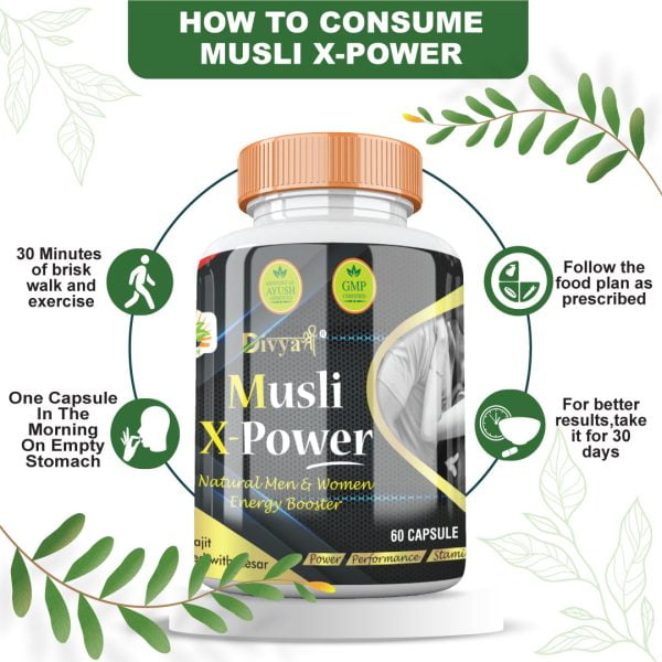 MUSLI X POWER CAPSULE Use