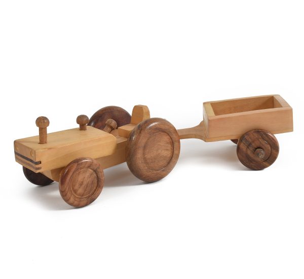 Wooden Tractor Trolley 3 scaled